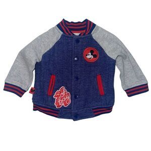 Disney Mickey Mouse Varsity Snap Jacket